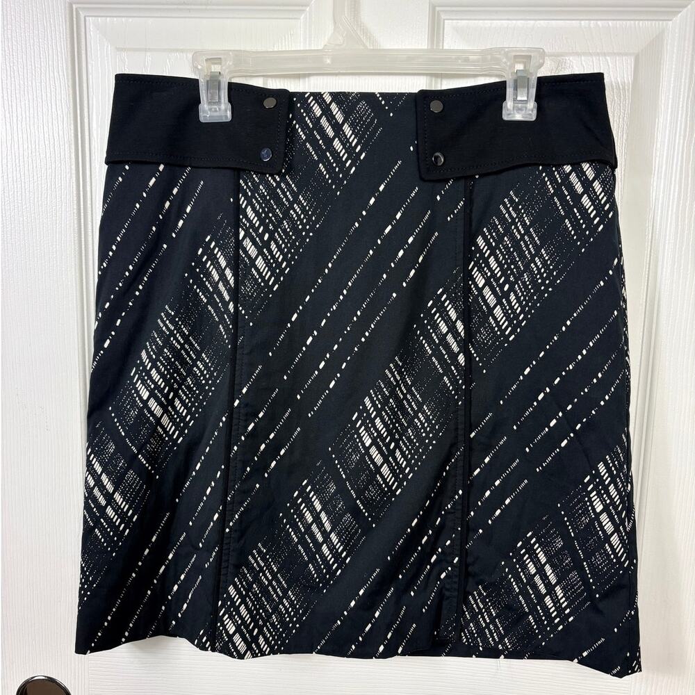 Worth New York Black and White Skirt Size 10
